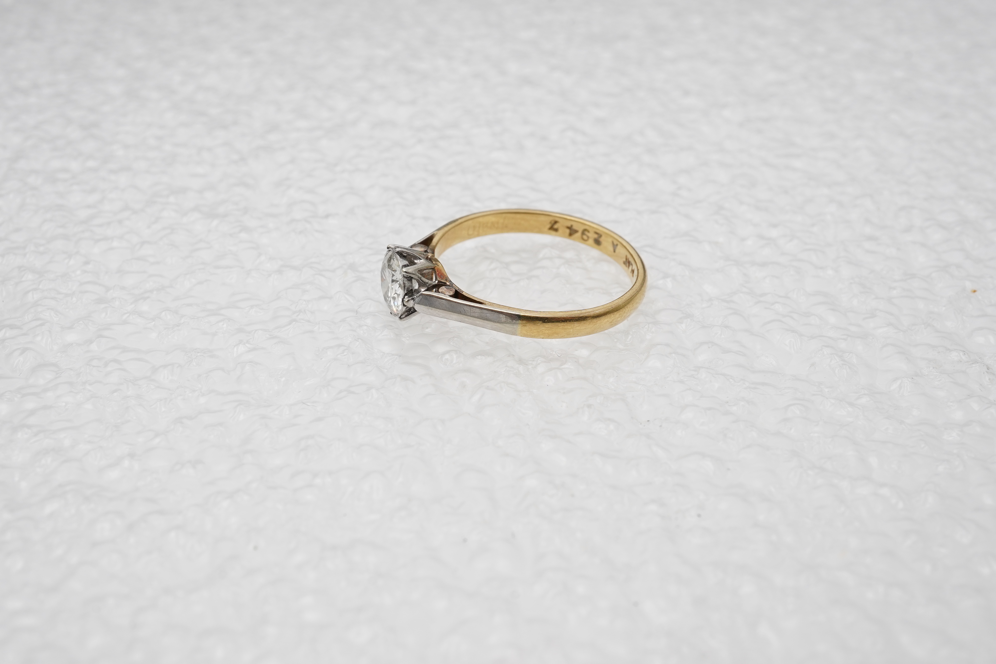 A diamond ring, early 20th century